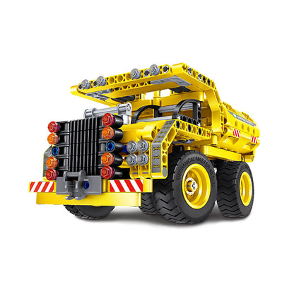 Mechanical Transmission Block Kit Engineering Dump Truck and Aircraft 2 in 1 Set - 361 Pieces