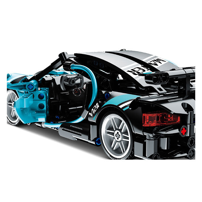 Pull Back Block Kit Super Car 422 Pieces