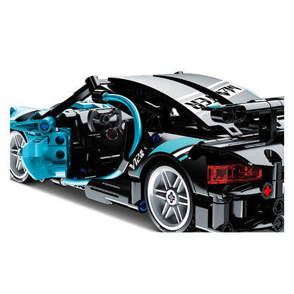 Pull Back Block Kit Super Car 422 Pieces