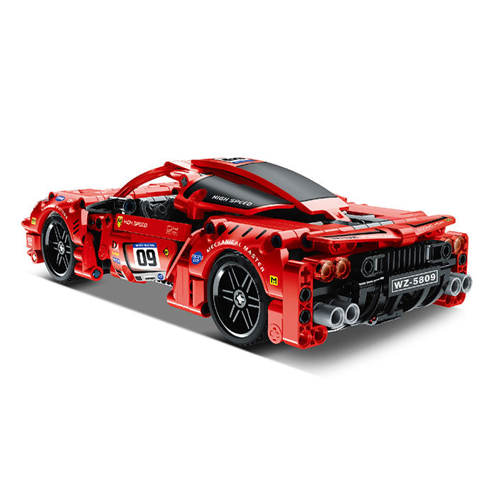 Pull Back Block Kit Super Car 1 - 437 Pieces