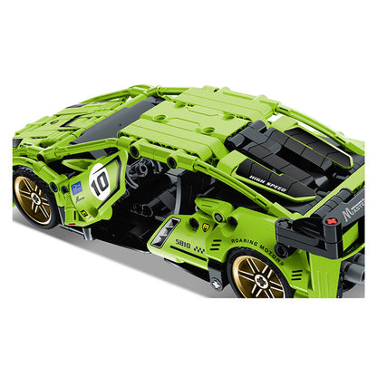 Pull Back Block Kit Super Car 1 - 457 Pieces