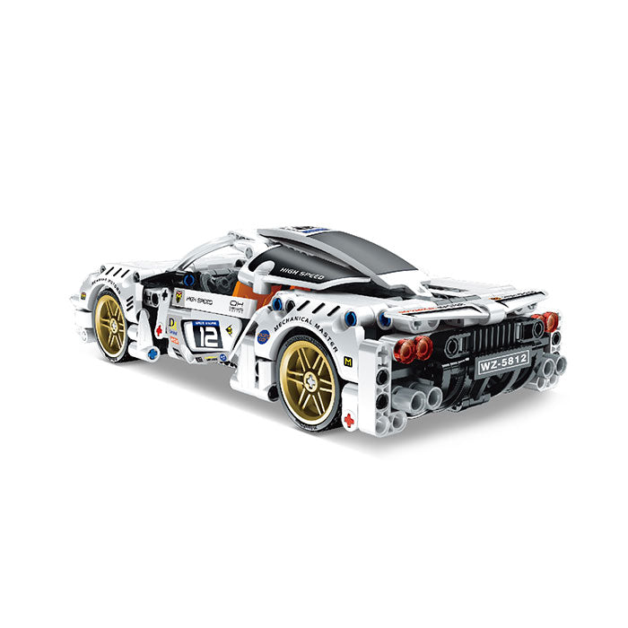 Pull Back Block Kit Super Car 2 - 437 Pieces