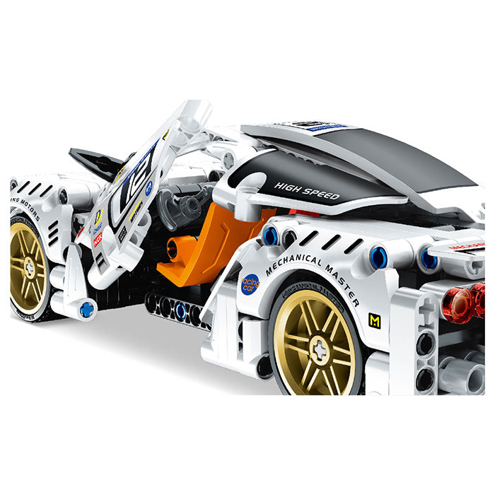 Pull Back Block Kit Super Car 2 - 437 Pieces