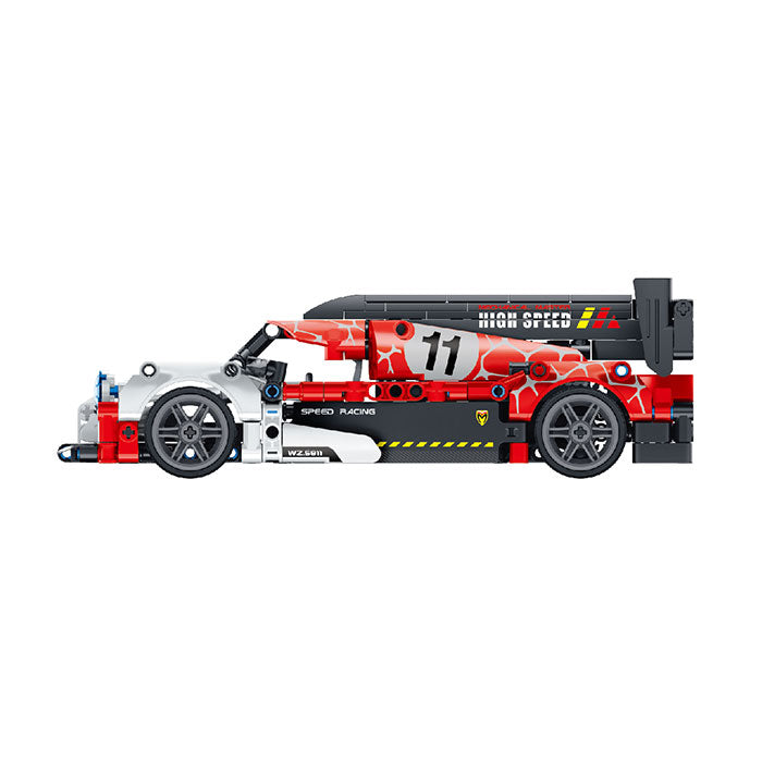 Pull Back Block Kit Super Car - 472 Pieces