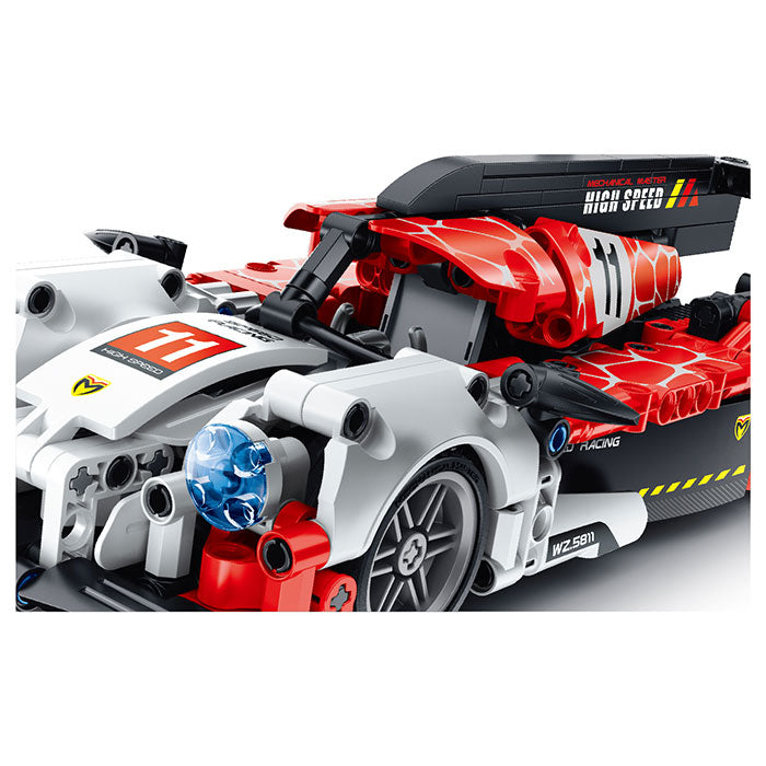 Pull Back Block Kit Super Car - 472 Pieces