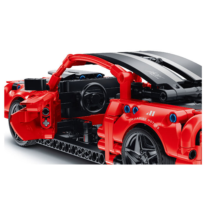 Pull Back Block Kit Super Car 2 - 457 Pieces