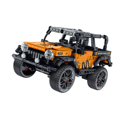 Pull Back Block Kit Off Roader 2 with Shock Absorber - 434 Pieces