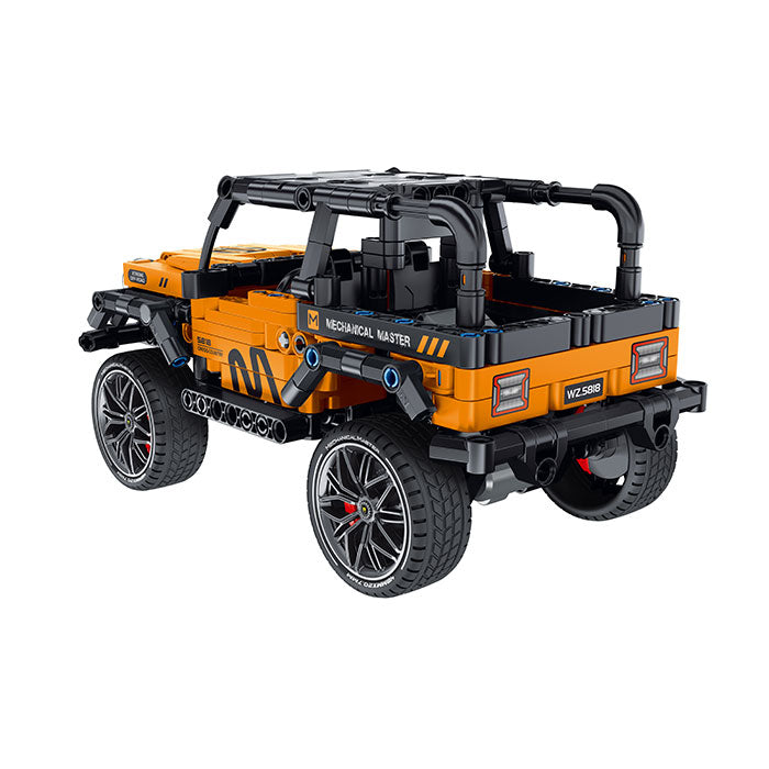 Pull Back Block Kit Off Roader 2 with Shock Absorber - 434 Pieces