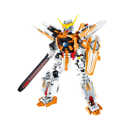 Block Kit Building Block Mecha - 833 Pieces
