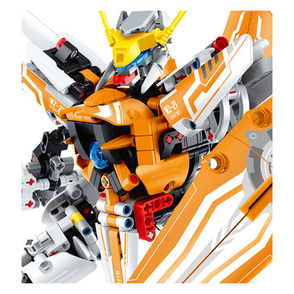 Block Kit Building Block Mecha - 833 Pieces