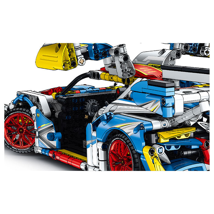 Block Kit Apollo Super Car - 1093 Pieces