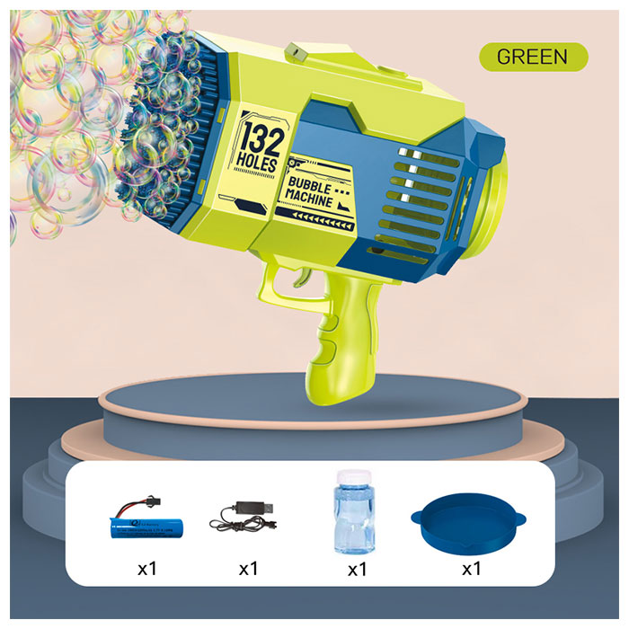 Bubble Gun 132 Holes - Random Color