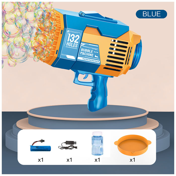 Bubble Gun 132 Holes - Random Color