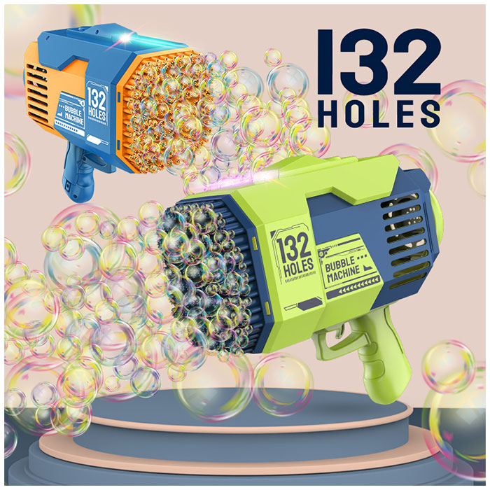 Bubble Gun 132 Holes - Random Color