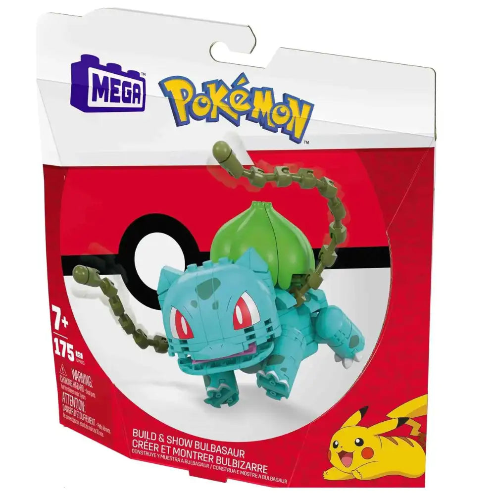 MEGA Pokémon Building Toys Set Build &amp; Show Bulbasaur with 175 Pieces