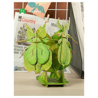 3D Puzzle Leaf Insect - 35 Pieces