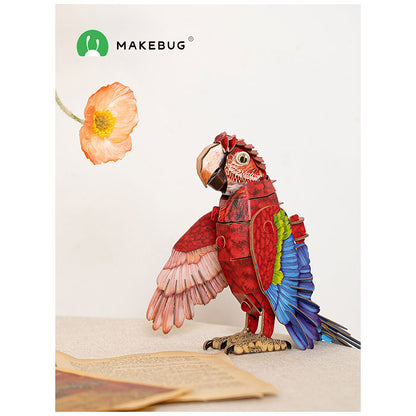 3D Puzzle Macaw - 170 Pieces