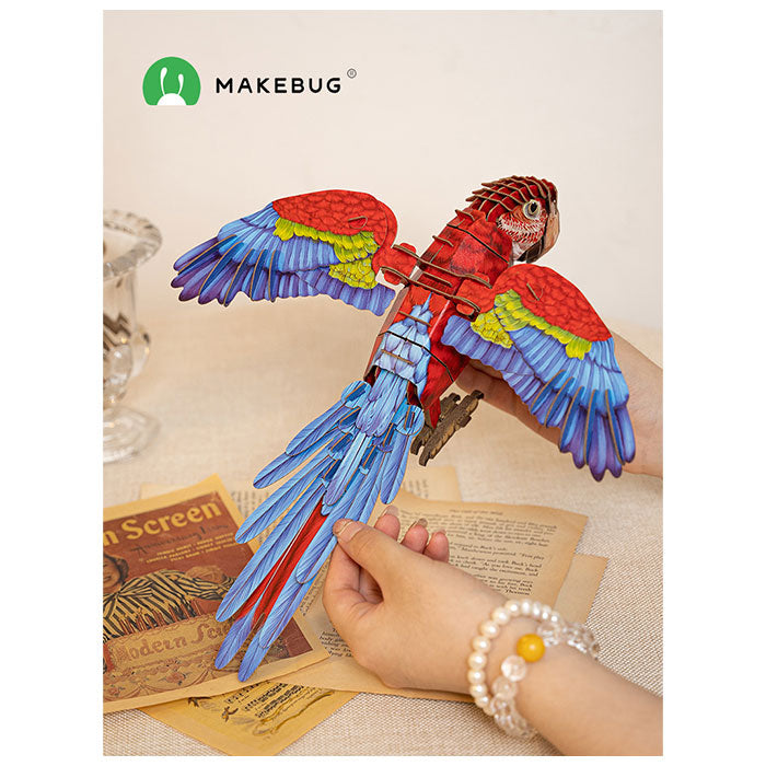 3D Puzzle Macaw - 170 Pieces