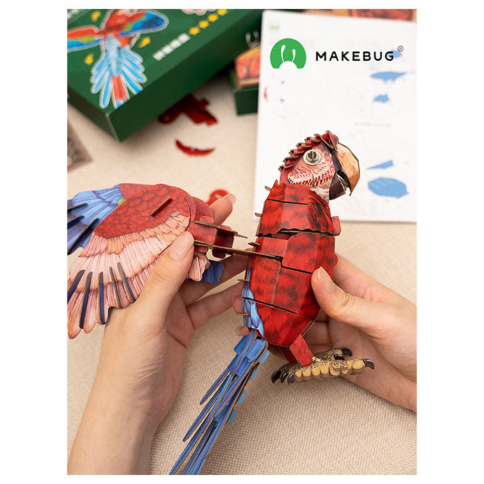 3D Puzzle Macaw - 170 Pieces