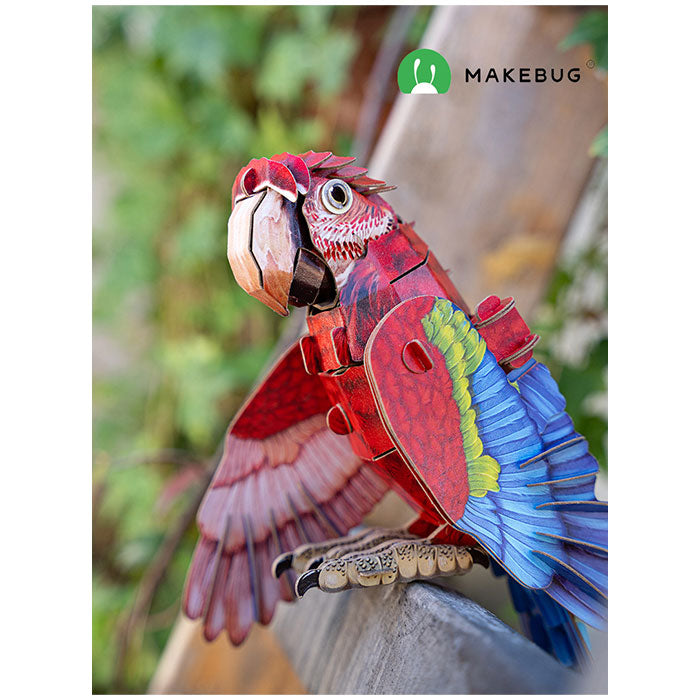 3D Puzzle Macaw - 170 Pieces