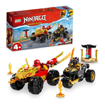 LEGO Ninjago Kai and Ras's Car and Bike Battle 103 PCS