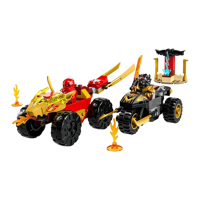 LEGO Ninjago Kai and Ras's Car and Bike Battle 103 PCS