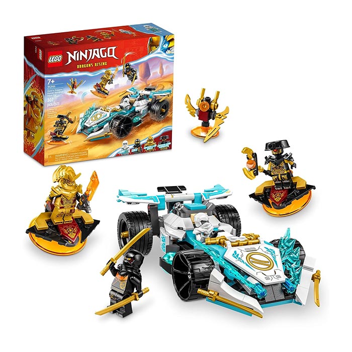 Lego Ninjago Zane's Dragon Power Spinjitzu Race Car
