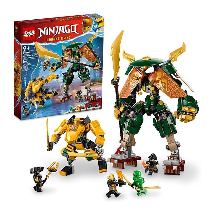 Lego Ninjago Lloyd and Arin's Ninja Team Mechs 764 PCS