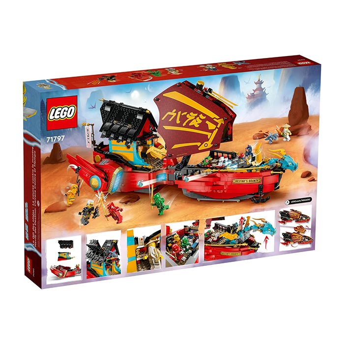 LEGO Ninjago Destiny's Bounty Race Against Time 1739 PCS