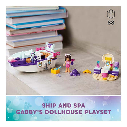 LEGO Gabby's Dollhouse Gabby and Mercat's Ship and Spa 88 Pcs