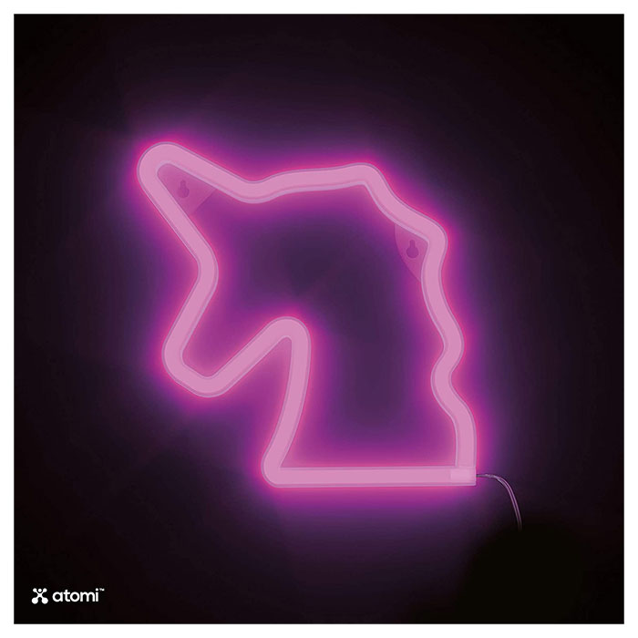 Atomi Smart Neon LED Light I Decorative Wall - Purple Unicorn