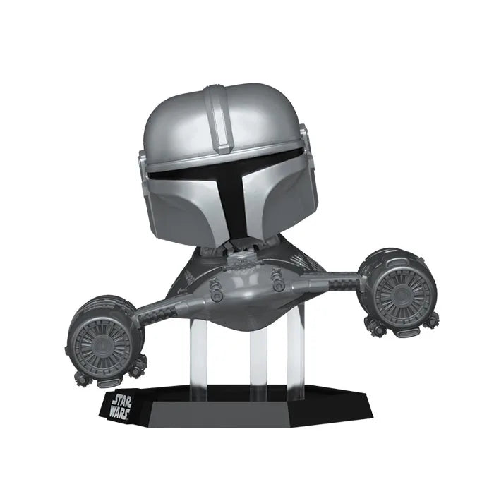 Funko Pop Ride Super Deluxe: The Mandalorian in N-1 Starfighter with R5-D4