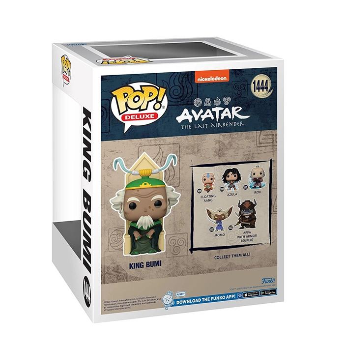 Funko Pop Deluxe King Bumi On Throne From Avatar
