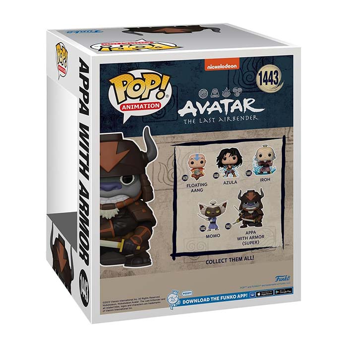 Funko Pop! Super Avatar The Last Airbender Appa with Armor