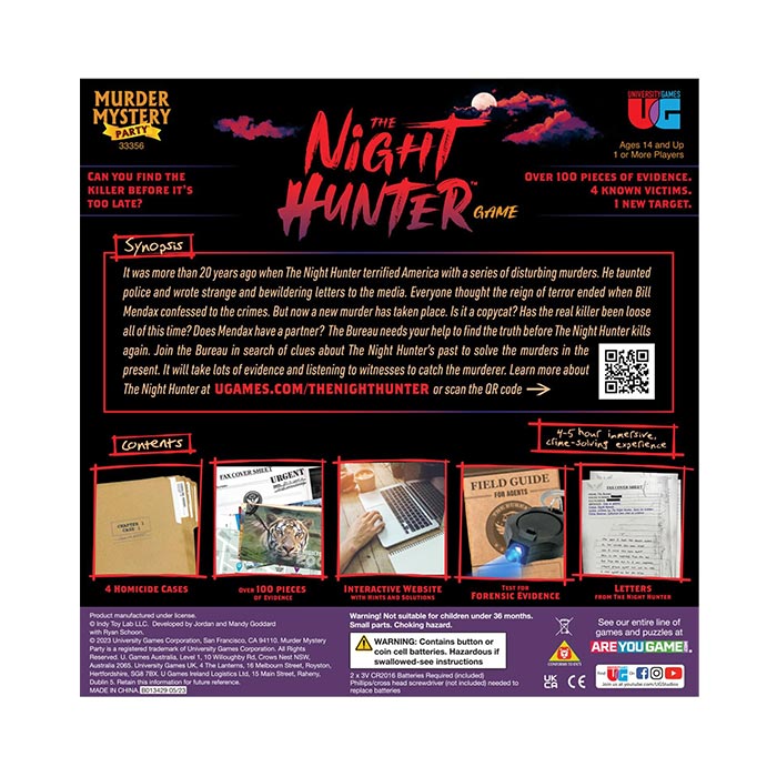 Murder Mystery Party The Night Hunter