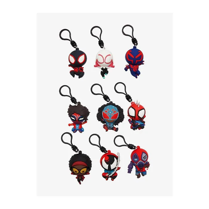 Marvel Spider Man Across the Spider Verse 3D Foam Bag Clip - One Random Figure