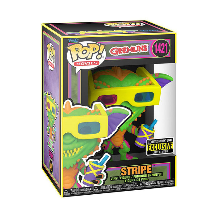 Funko Pop! Gremlins Stripe Black Light Entertainment Earth Exclusive