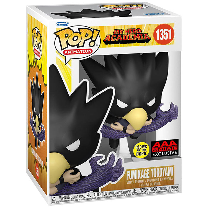 Funko Pop! Fumikage Tokoyami Fallen Angel My Hero Academia Glow-in-the-Dark