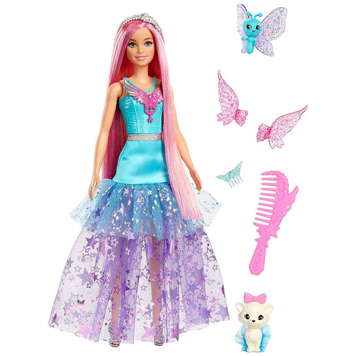 Barbie InchMalibu Inch Doll with Two Fairytale Pets from Barbie A Touch of Magic