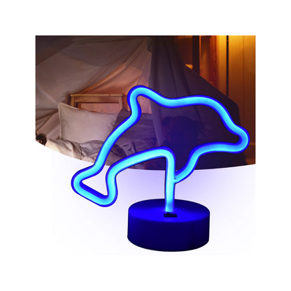 LED Dolphin on Base Decorative