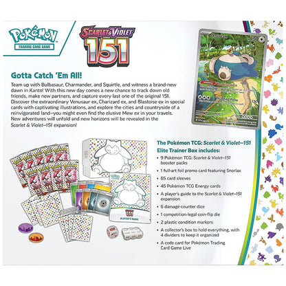 Pokemon TCG Scarlet &amp; Violet 3.5 Pokemon 151 Elite Trainer