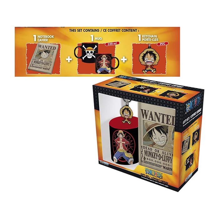 ABYSTYLE One Piece Monkey D. Luffy Black Gift Set