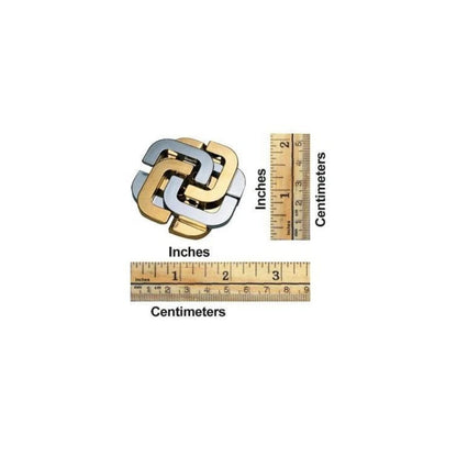 Cryptic Cross Cast Brain Teaser Metal Puzzle – Challenging Brain Teaser Collection