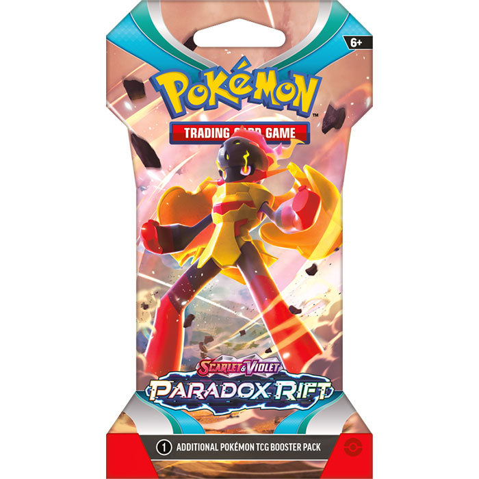 POKEMON TCG: Sleeved Pokemon SV4 Paradox Rift Pack