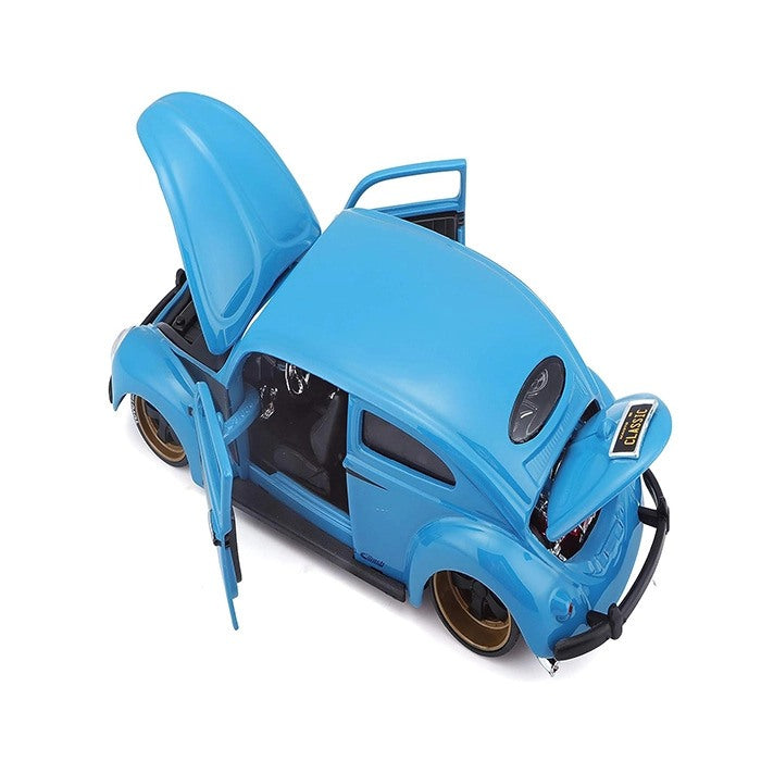 Maisto Design Exotic VW Van Samba/Beetle - Blue 1:24