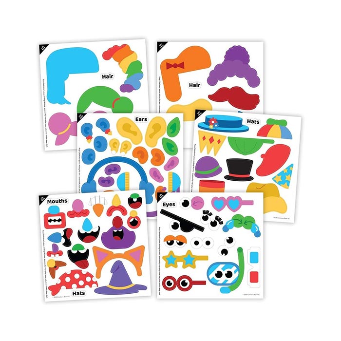 Colorforms Silly Faces Game