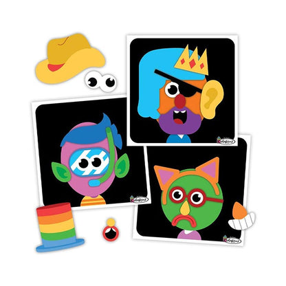 Colorforms Silly Faces Game