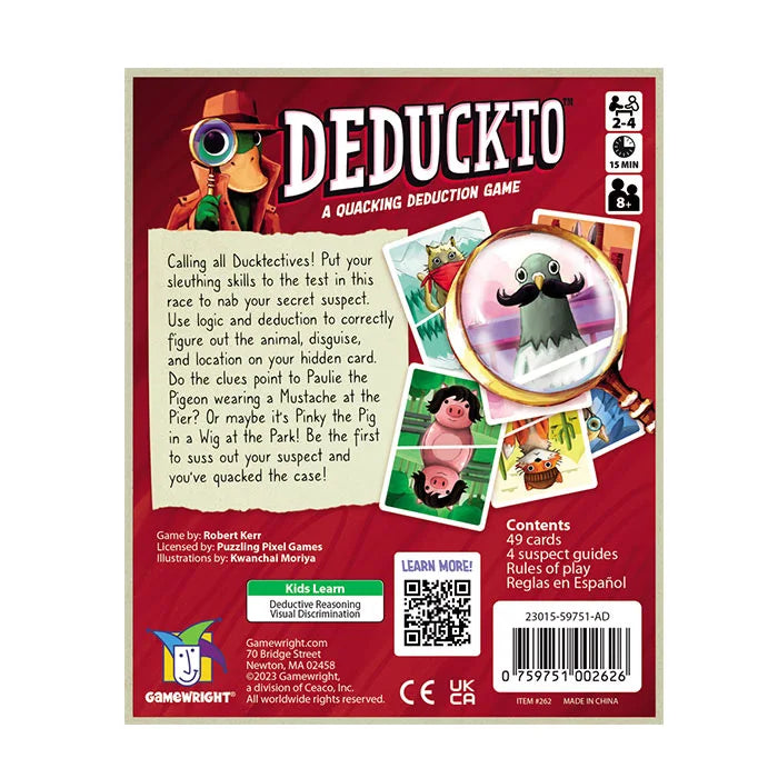 Deduckto A Quacking Deduction Game