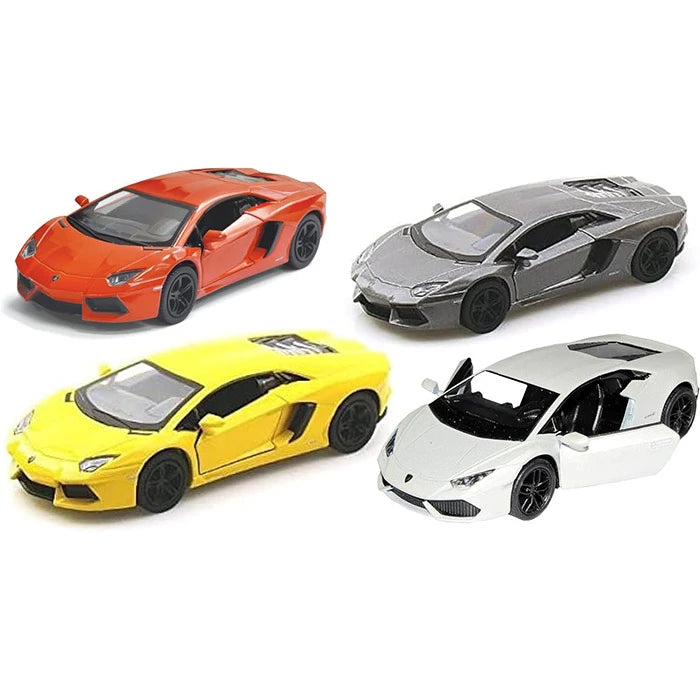Diecast Car Porsche Carrera GT Pullback 1:36 Scale Race Track Toys Single Assorted