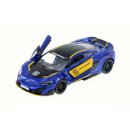 Diecast Car McLaren 675LT Pullback 1:36 Scale With Printing Race Track Toys Single Assorted (Random Pick)